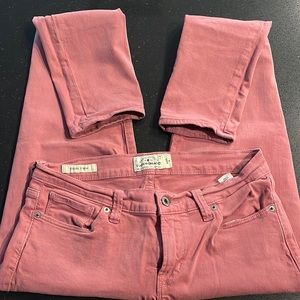 Lucky brand Brooke skinny pink jean